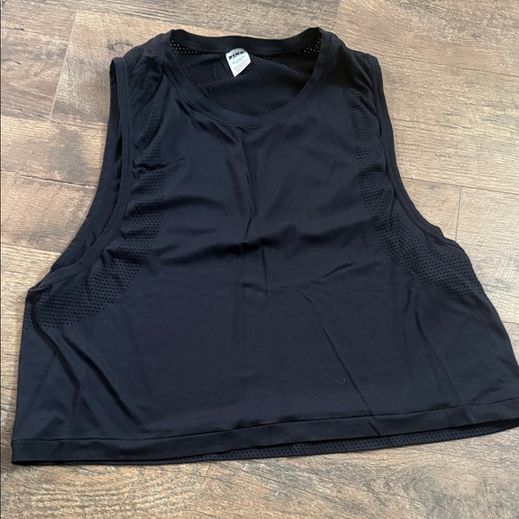 PINK Victoria's Secret Tops - PINK Victoria's Secret Black Muscle Tee